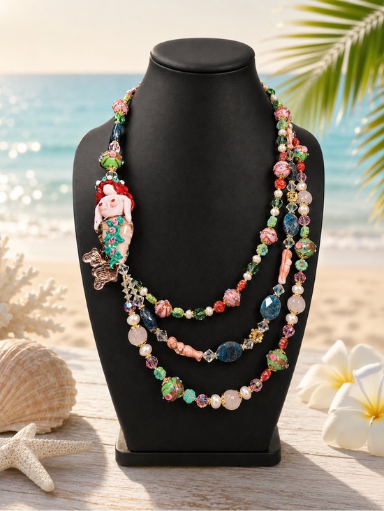 Lindsay's Gifts Jewelry - Mermaid Necklace - Women Jewelry made by @Lindsaysgifts
